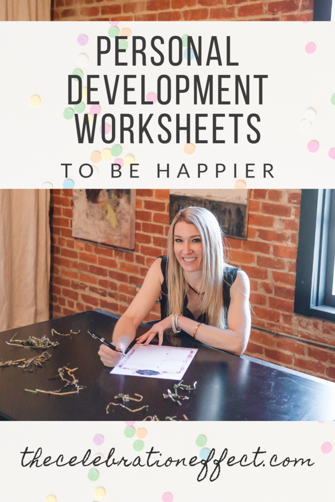 Personal Development Worksheets to Be Happier